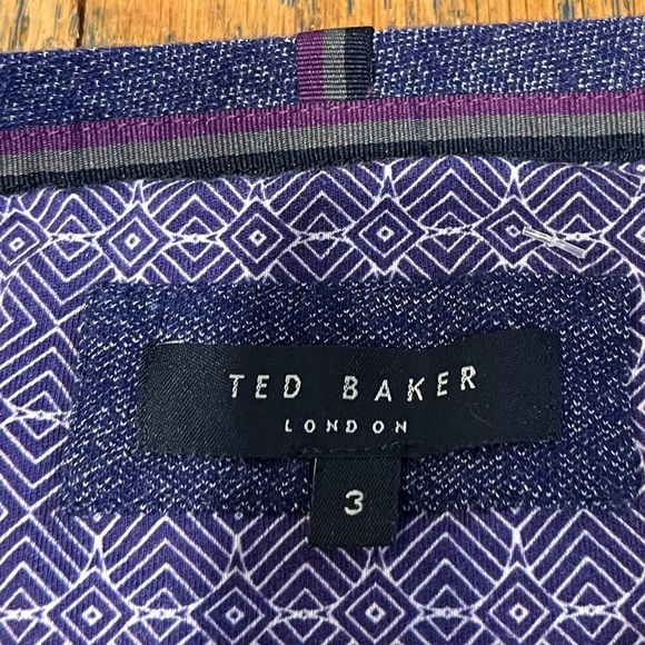 💙 TED BAKER London – Blue Pocket T-Shirt Size 3/M (Runs Small) - Picture 2 of 8